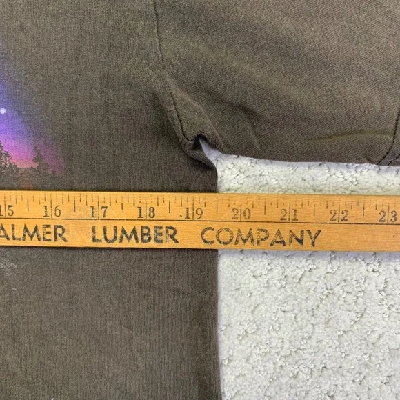 Vintage  Mount Rushmore T Shirt Size Medium Black Faded Graphic Tee Souvenir Y2k - Picture 10 of 12